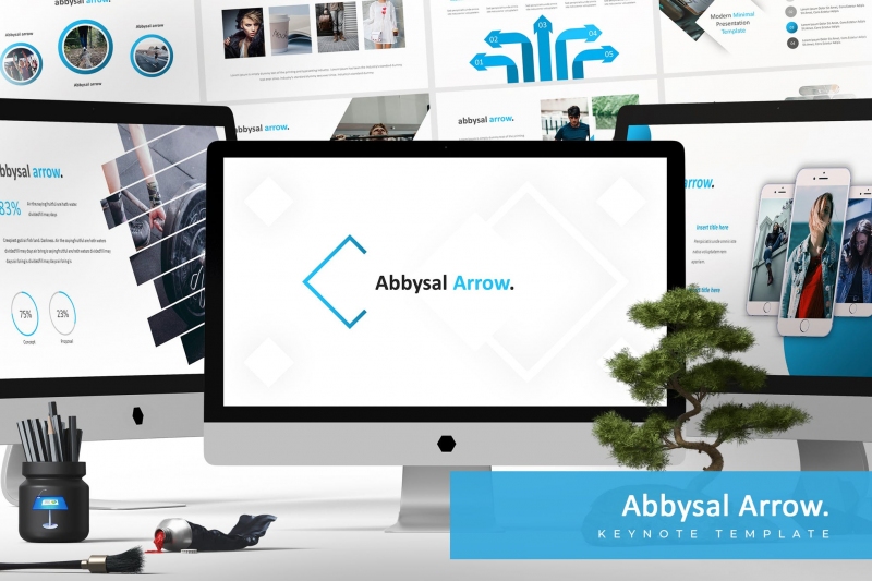 Abbysal-主题演示模板keynote下载